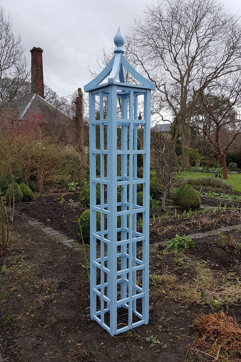 cotswold wooden garden obelisk from Oxford Planters