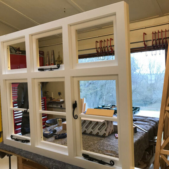 handmade hardwood window frames