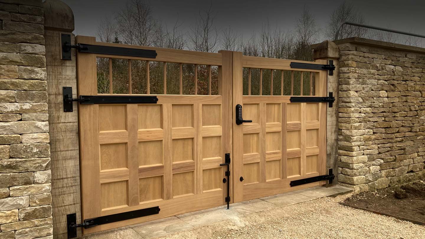 hardwood gate
