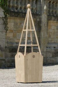 Pembroke Wooden Garden Obelisk By Oxford Planters