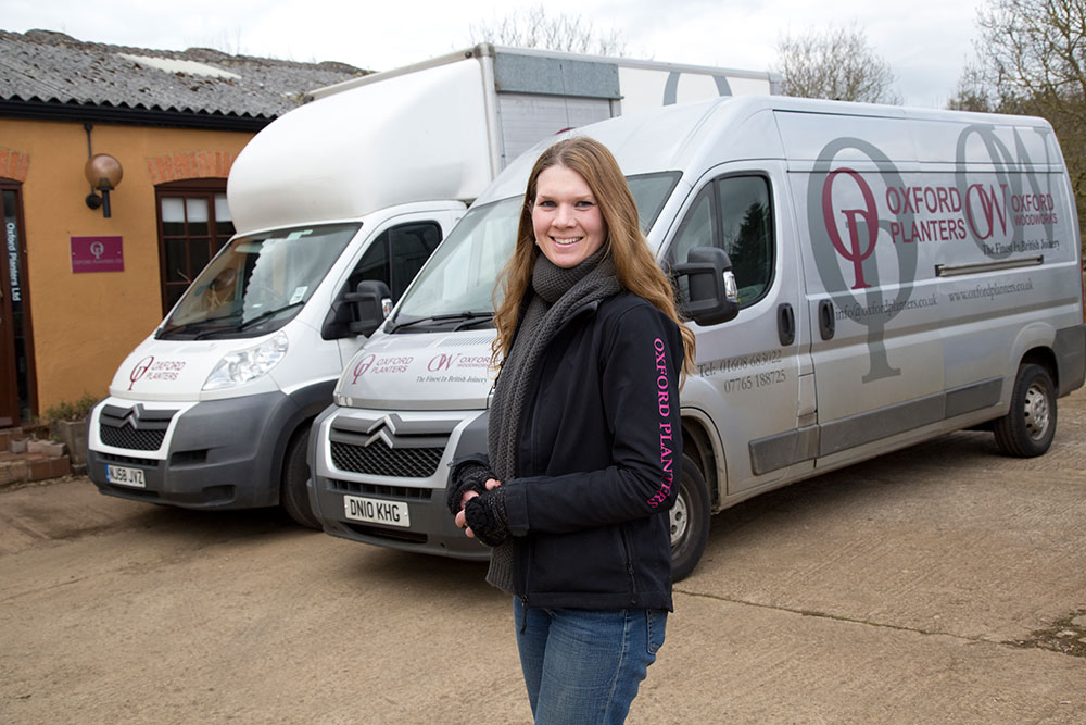 sarah by Oxford Planter vans in Chipping Norton