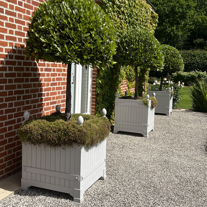 Accoya Versailles Planters with removable sides