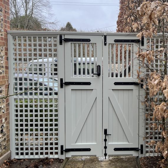 Braced Ledged & Framed Security Garden Gate Front