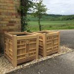 St Hugh's 2 St Hugh’s bespoke wooden planter handcrafted in the UK