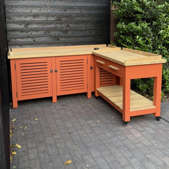 Outdoor Potting benches in Orange