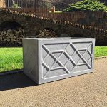 Large luxury trough lead planter