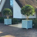 Wolfson™ bespoke wooden planter in painted Accoya