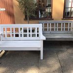 Substantial Wooden Arts and Crafts Bench